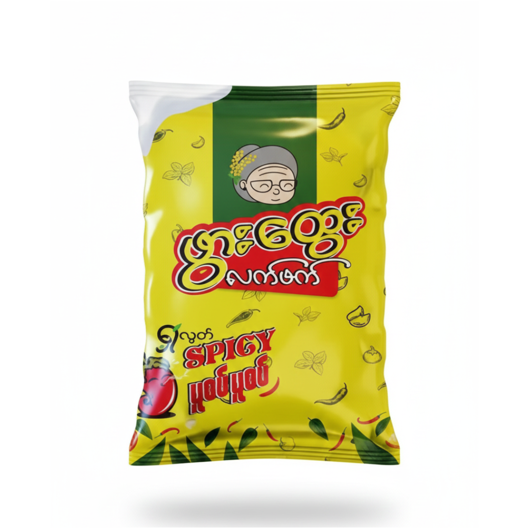 ဖွားထွေး လက်ဖက် 30g (Phwer Htwe Lat Phet (Spicy))