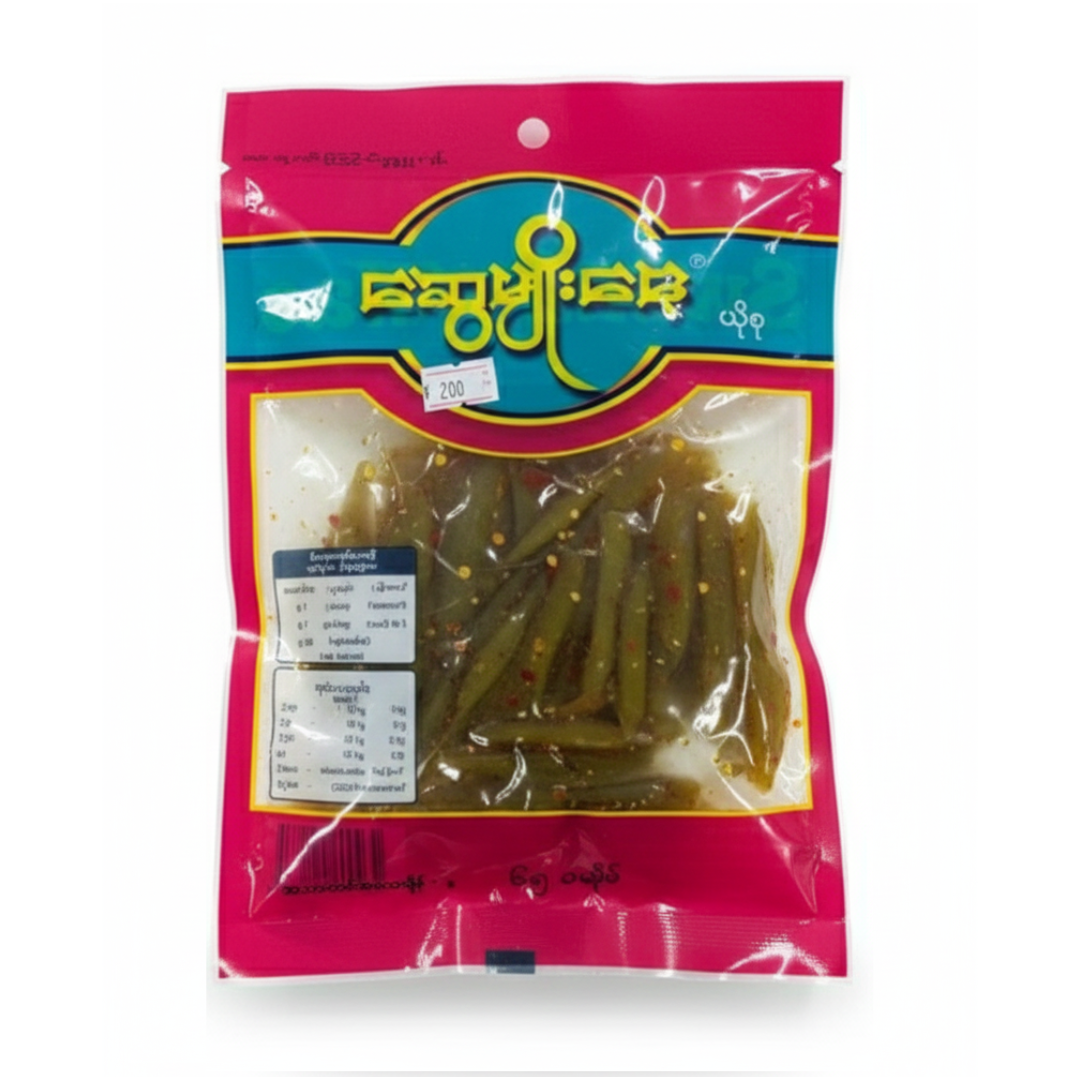 Swe Myo Mae Preserved Sweet Plum - ဆွေ မျိုး မေ့ ဆီး ချို သီး အ ခြောက် စပ်)