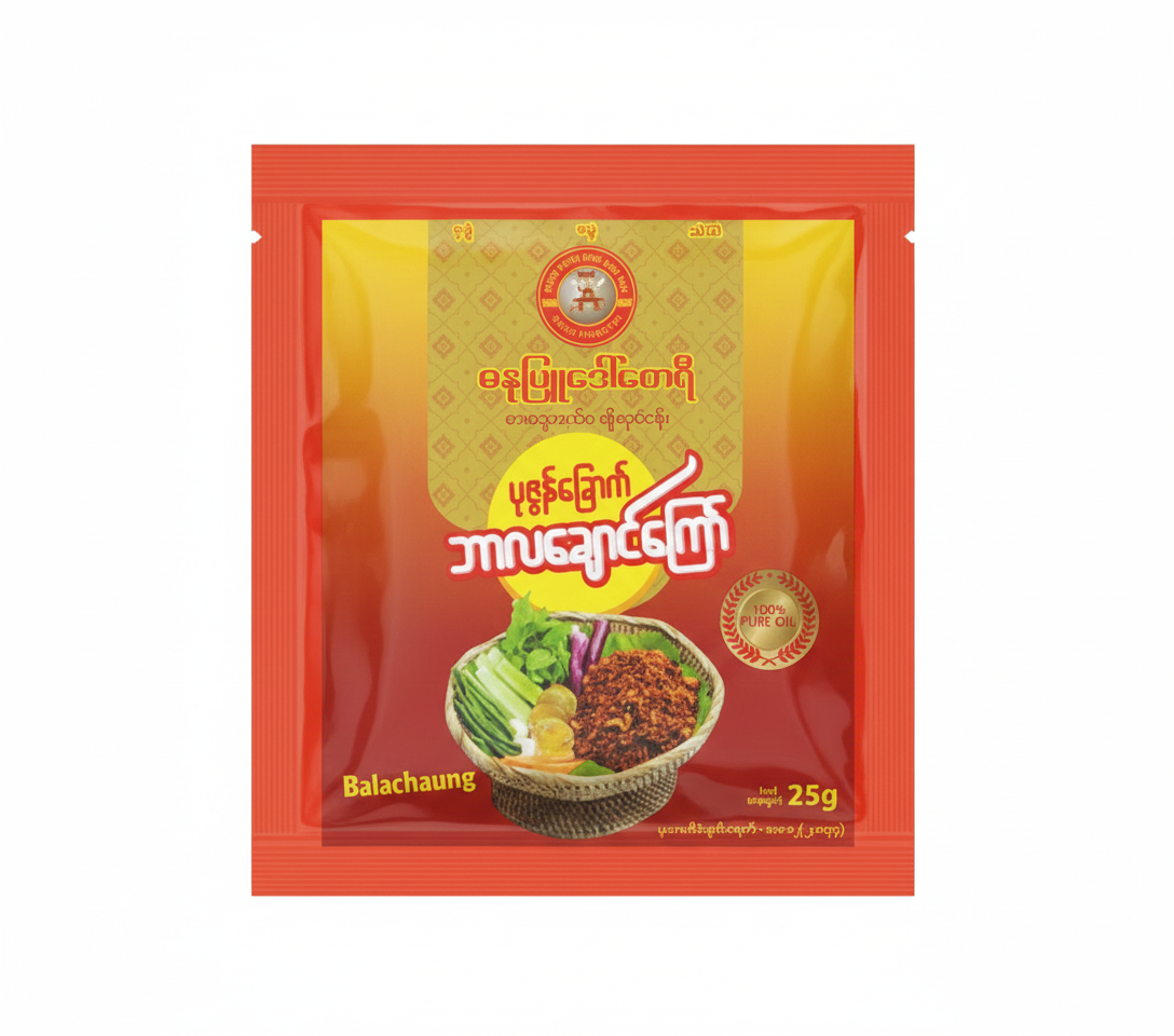 DSY ဓနုဖြူဒေါ်စောရီ ပုစွန်ခြောက် ဘာလချောင်ကြော်(25g)