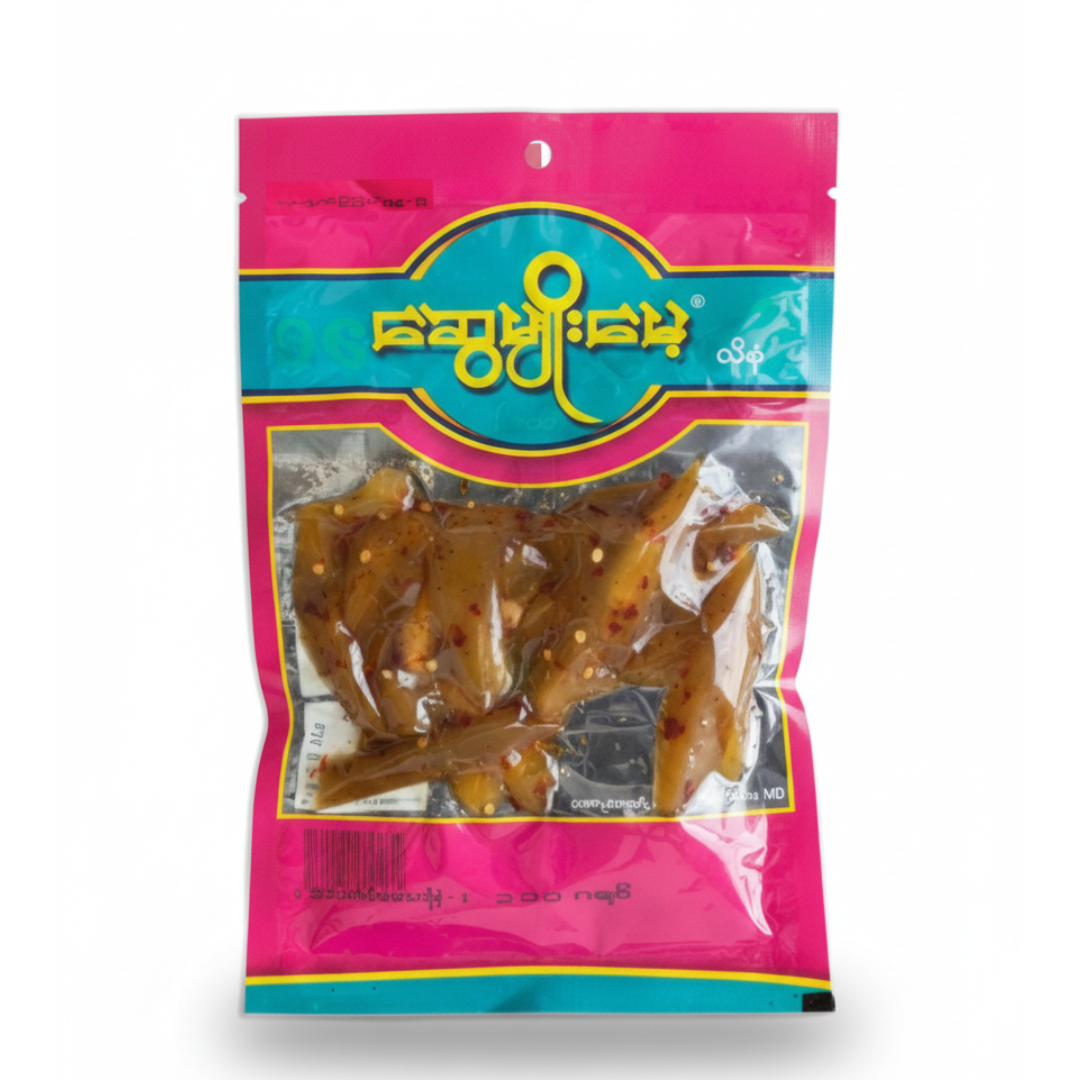 Swe Myoe Mae Fruit Jam_ဆွေမျိုးမေ့ယိုစုံသရက်ချိုစပ် (100g)