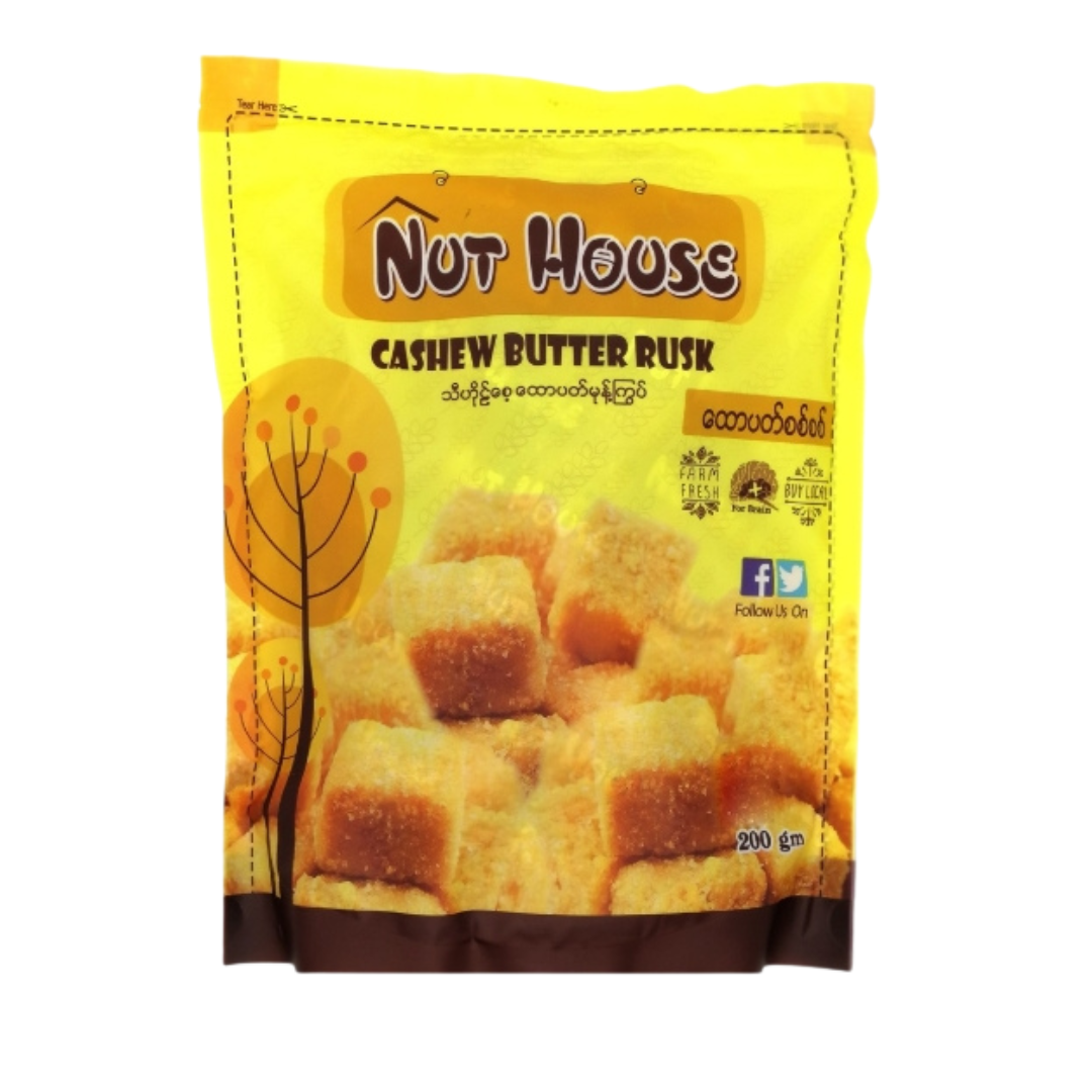 Nut House Cashew Butter Rusk 200g
