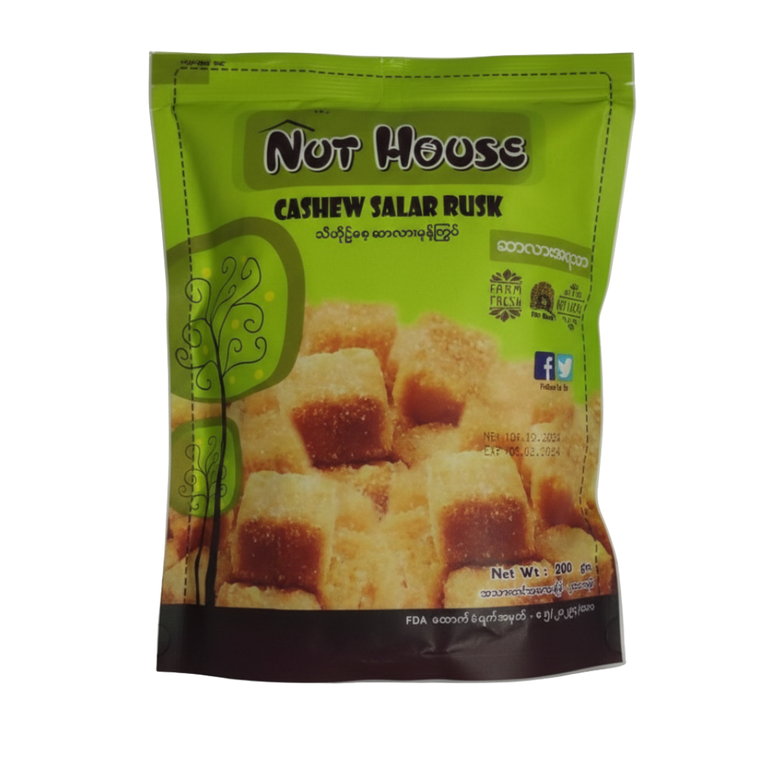 NUT HOUSE - CASHEW SALAR RUSK 200g
