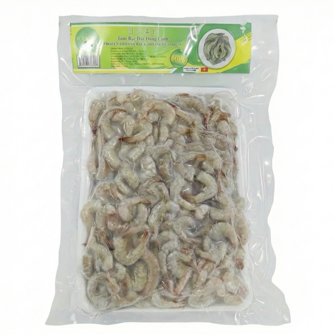 Frozen Greasyback Shrimp Headless (500g)