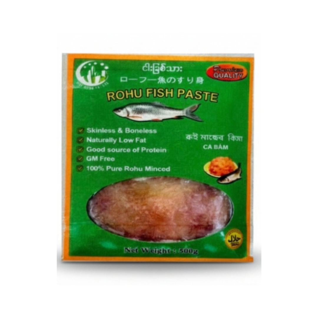 ငါးခြစ်သား(ငါးကြင်း)FROZEN ROHU MEAT(Rohu mince) 500g