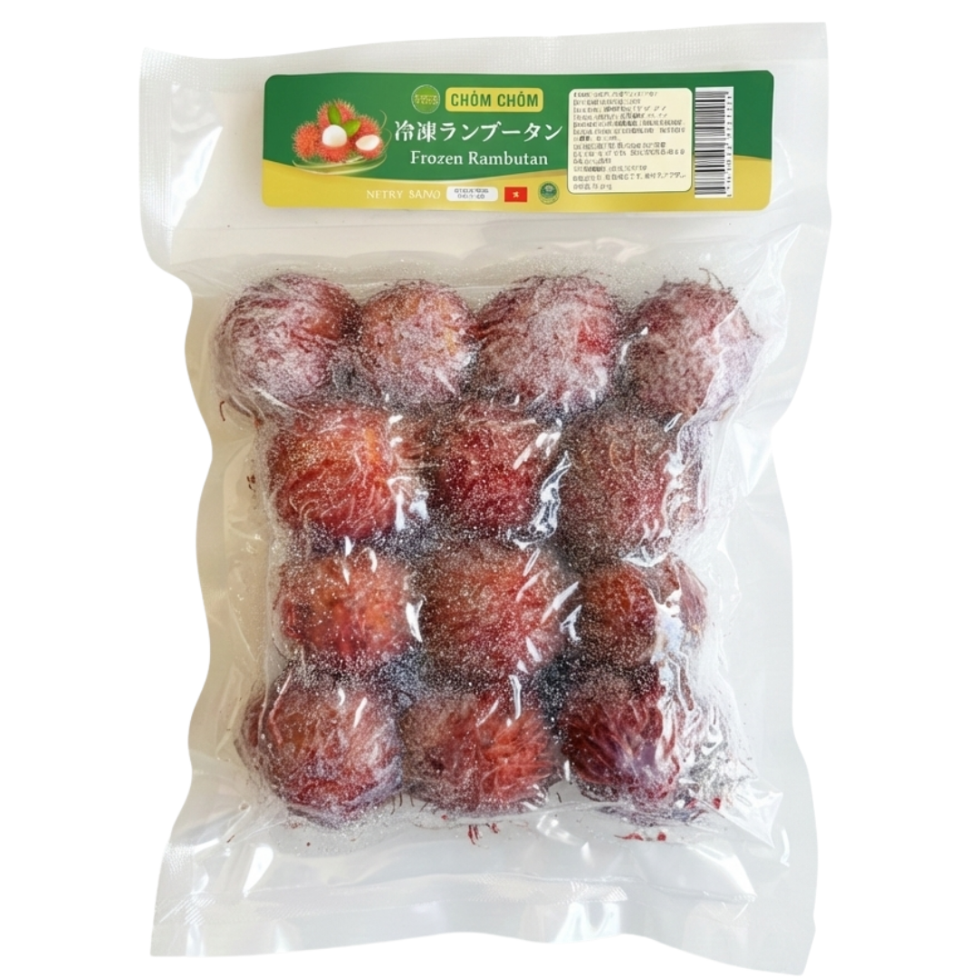 ကြက်မောက်သီးFrozen Rambutan CHOM CHÙM 冷 凍 ラ ン プ ー タ ン 500g