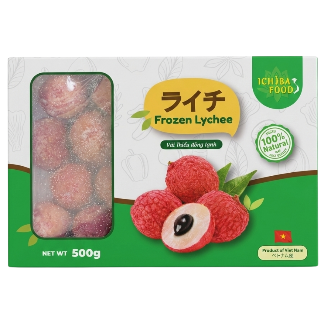 လိုင်ချီးသီး ラ イ チ Frozen Lychee Vải Thiếu đồng lạnh 500g