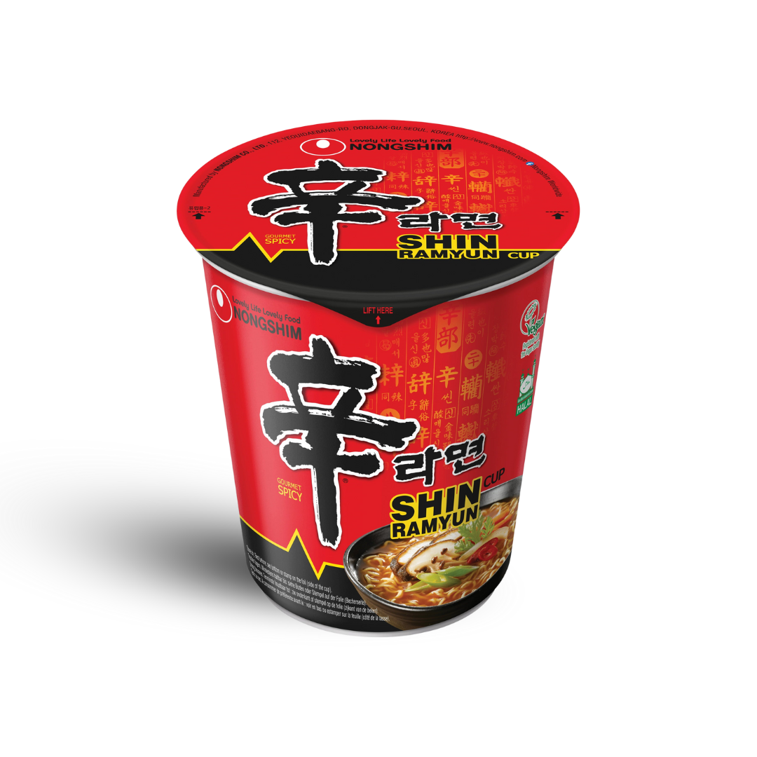 Nongshim Shin Ramyeon Noodle Cup (Gourmet Spicy)